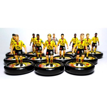 Subbuteo Andrew Table soccer Arsenal 2005-06 away on WSB Professional Bases